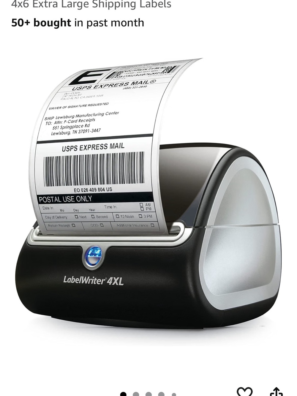 Dymo LabelWriter 4XL Label Printer